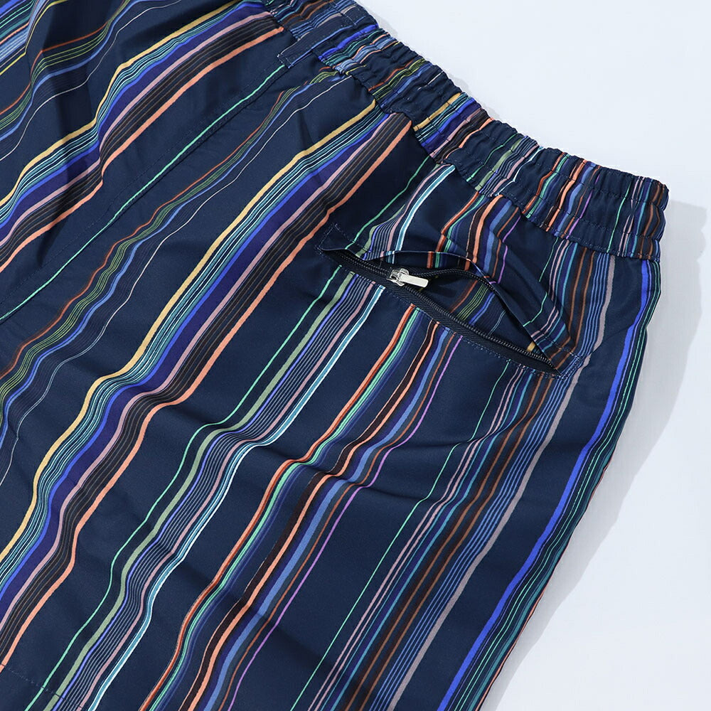 ポール スミス Paul Smith ボトムス ショートパンツ メンズ SWIM SHORT PAINT STRP ネイビー スイムウェア インナー付き 水陸両用 ストライプ M1A-239B-L41383