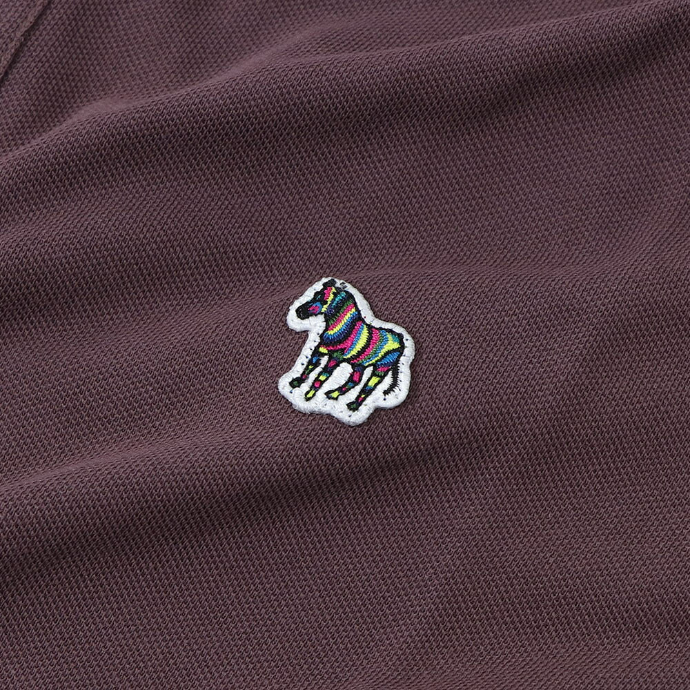 ポール スミス Paul Smith トップス ポロシャツ メンズ REG FIT LS POLO SHIRT ZEBRA ブルー ボルドー 長袖 シンプル ゼブラ ワンポイント M2R-118LZ-L20067