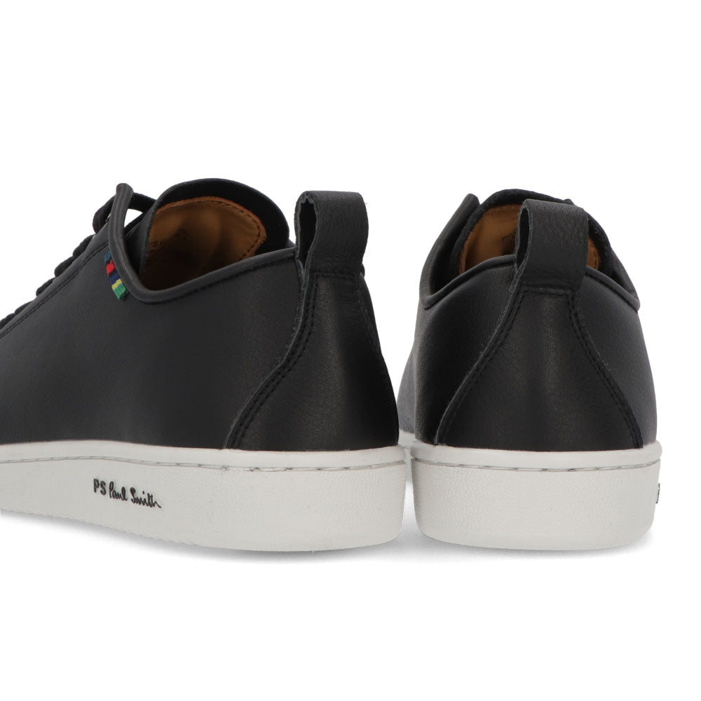 ポール スミス Paul Smith シューズ スニーカー メンズ ブラック レザー ラバー スニーカー レザー ワンポイント ロゴ ローカット M2S-MIY02-ASET