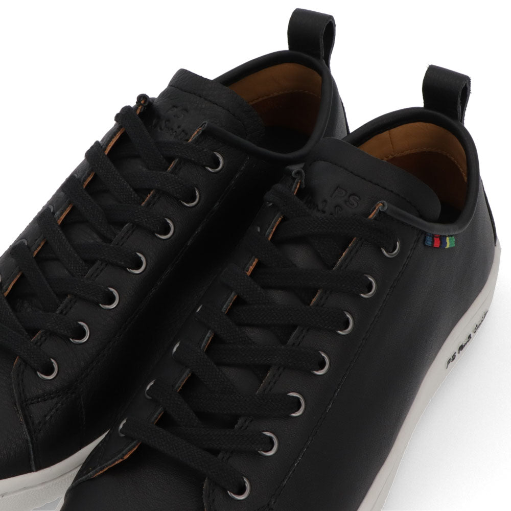 ポール スミス Paul Smith シューズ スニーカー メンズ ブラック レザー ラバー スニーカー レザー ワンポイント ロゴ ローカット M2S-MIY02-ASET