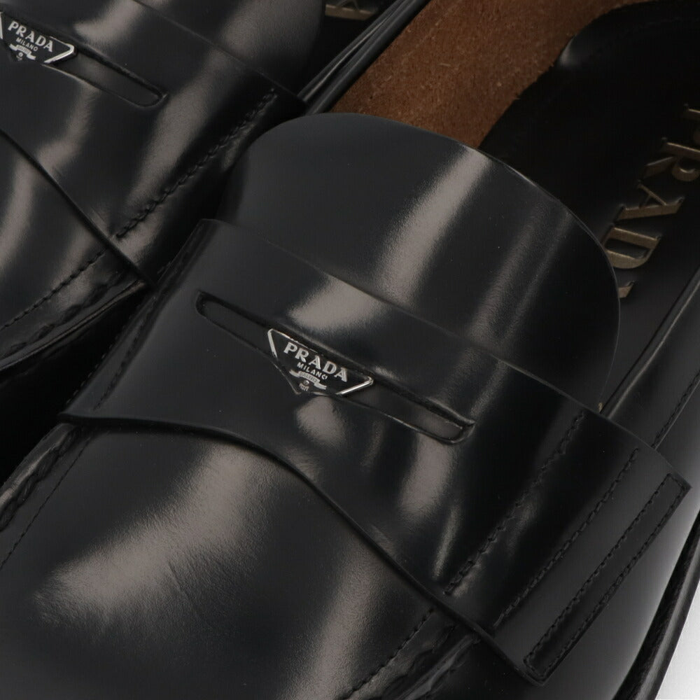 PRADA ローファ ブラック カーフスキン 革靴