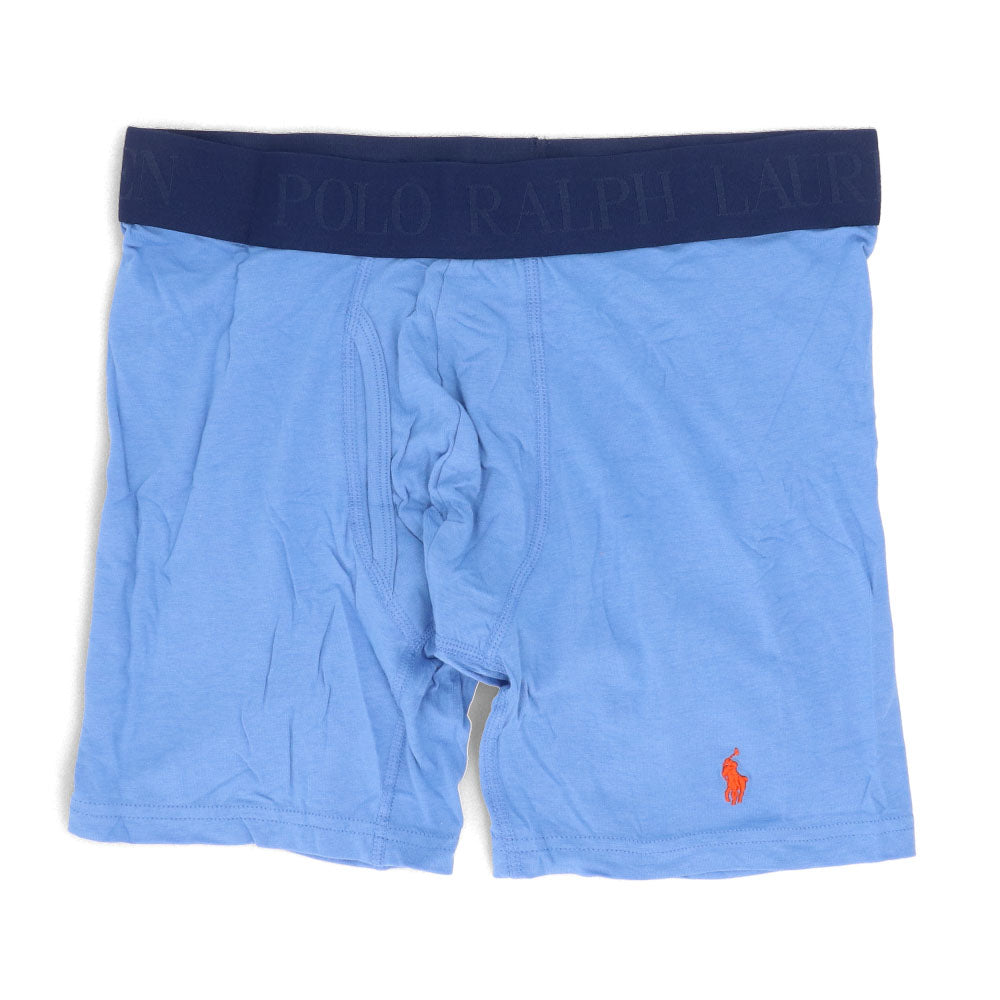 【新品】ラルフローレン Ralph Lauren 下着 パンツ メンズ ブラック ブルー コットン レーヨン ポリウレタン ロゴ 刺繍 3枚セット シンプル ブリーフ ボクサーパンツ LFBBP3
