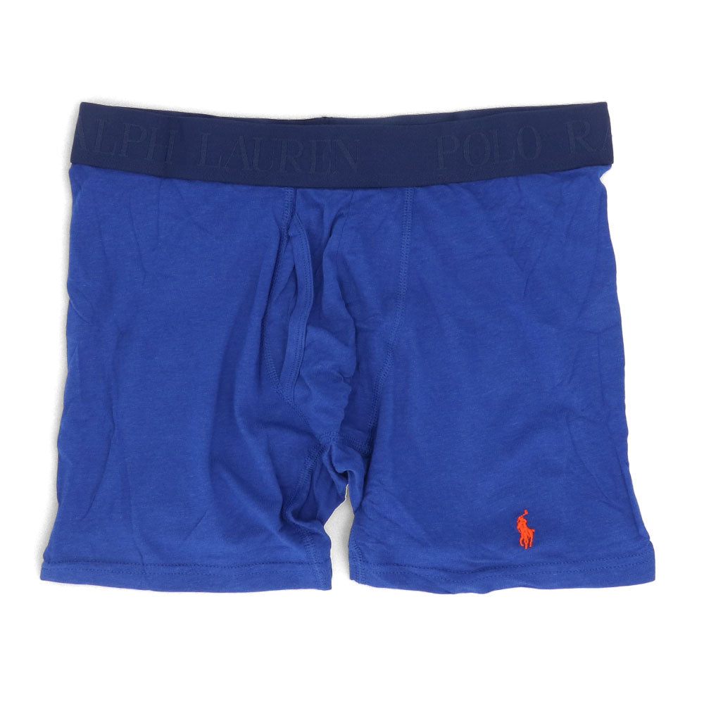 【新品】ラルフローレン Ralph Lauren 下着 パンツ メンズ ブラック ブルー コットン レーヨン ポリウレタン ロゴ 刺繍 3枚セット シンプル ブリーフ ボクサーパンツ LFBBP3
