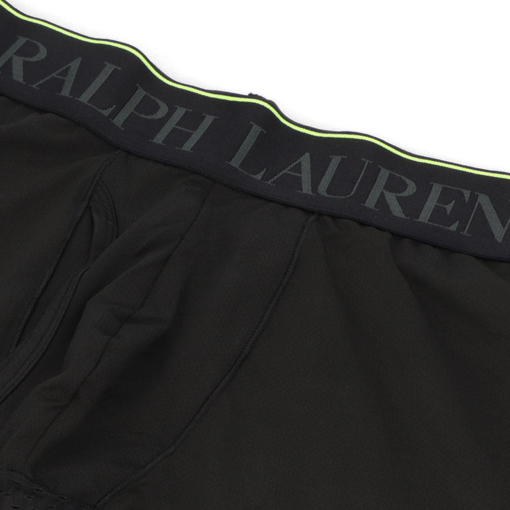 ラルフローレン Ralph Lauren 下着 パンツ メンズ ブラック マルチカラー ポリエステル エラスタン ロゴ プリント 3枚セット シンプル ブリーフ ボクサーパンツ L5BBP3