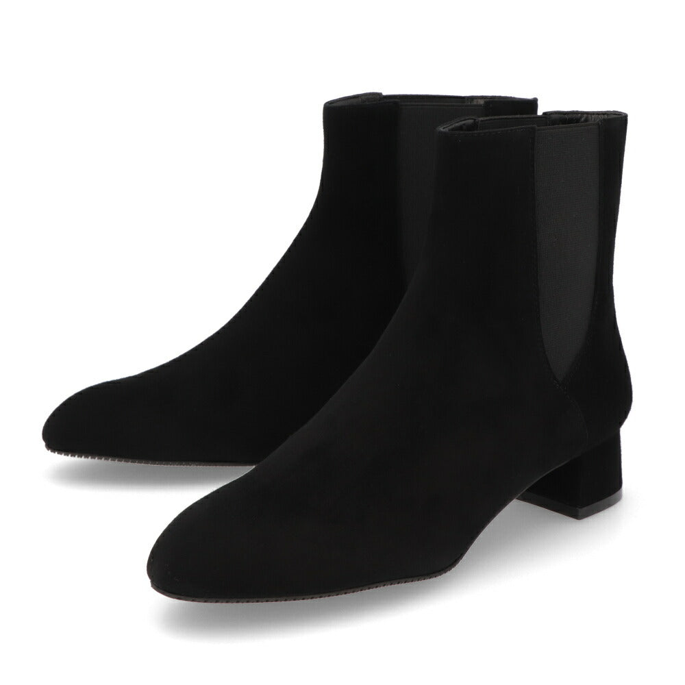 スチュアートワイツマン STUART WEITZMAN シューズ ブーツ レディース ブラック スエード サイドゴアブーツ ヒールあり ローヒール ショートブーツ SG848
