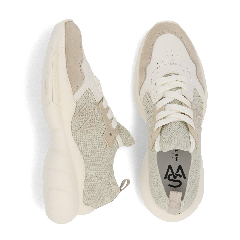 スチュアートワイツマン STUART WEITZMAN シューズ スニーカー レディース 5050 SNEAKER ブラック ホワイト ベージュ 合成繊維 厚底スニーカー ロゴ SH301