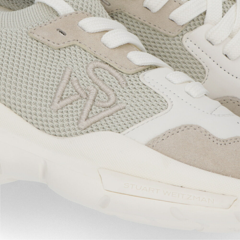 スチュアートワイツマン STUART WEITZMAN シューズ スニーカー レディース 5050 SNEAKER ブラック ホワイト ベージュ 合成繊維 厚底スニーカー ロゴ SH301