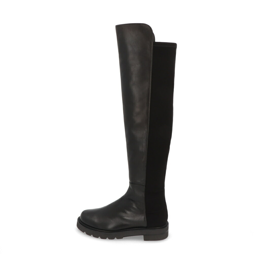 スチュアートワイツマン STUART WEITZMAN シューズ ブーツ レディース 5050 LIFT ブラック レザー レザーシューズ シンプル ロゴ ロングブーツ S0387