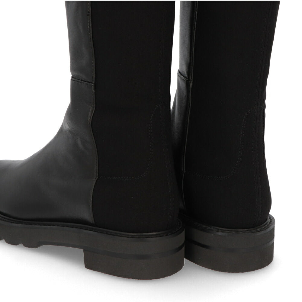 スチュアートワイツマン STUART WEITZMAN シューズ ブーツ レディース 5050 LIFT ブラック レザー レザーシューズ シンプル ロゴ ロングブーツ S0387