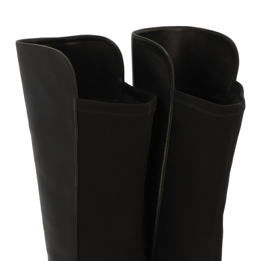 スチュアートワイツマン STUART WEITZMAN シューズ ブーツ レディース 5050 LIFT ブラック レザー レザーシューズ シンプル ロゴ ロングブーツ S0387