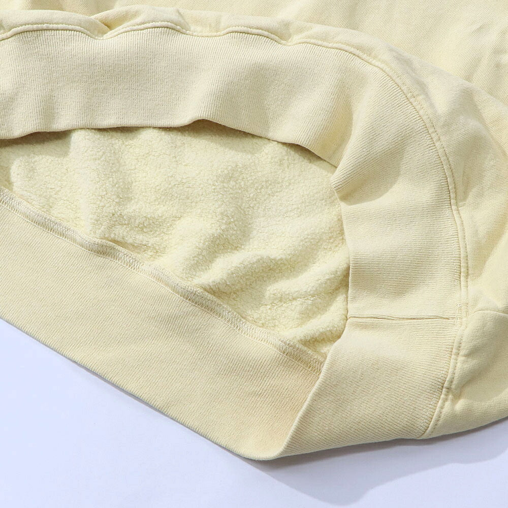 Sporty&Rich トレーナー イエロー オーバーサイズ 裏起毛