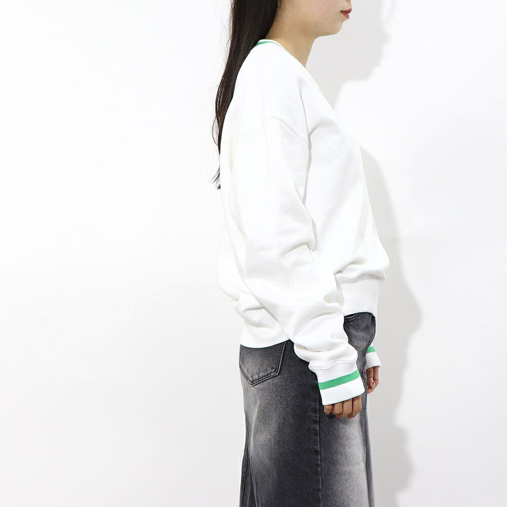 Sporty&Rich トレーナー プルオーバー ロゴプリント