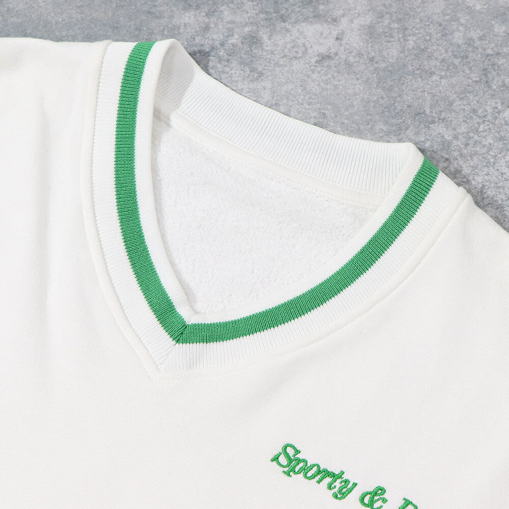 Sporty&Rich トレーナー プルオーバー ロゴプリント