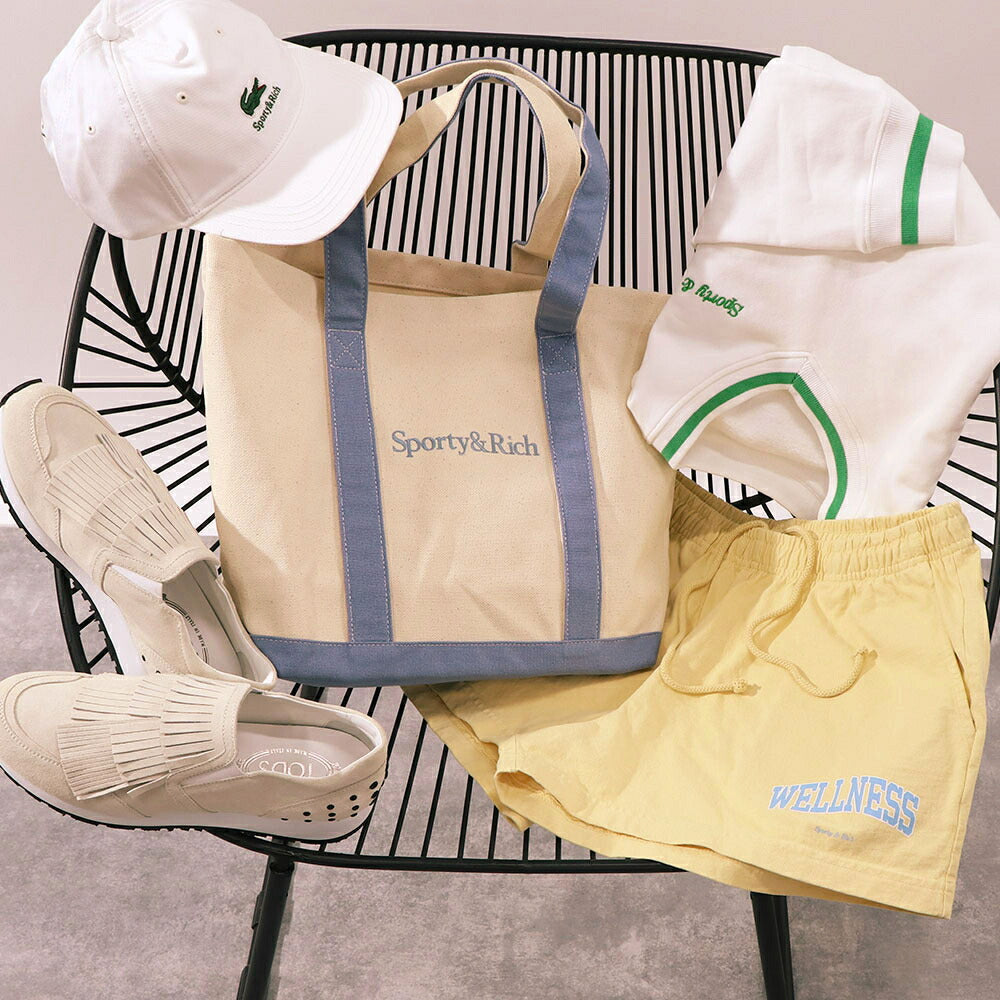 Sporty&Rich トレーナー プルオーバー ロゴプリント