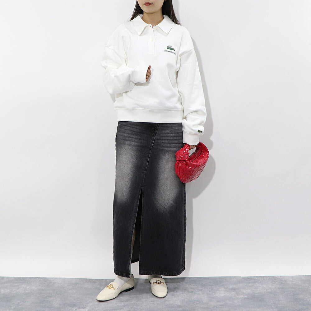 Sporty&Rich×LACOSTE コラボ ポロシャツ 長袖