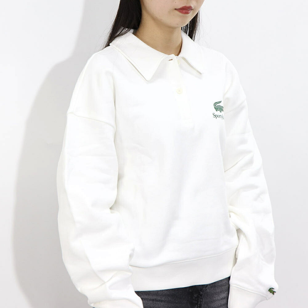 Sporty&Rich×LACOSTE コラボ ポロシャツ 長袖