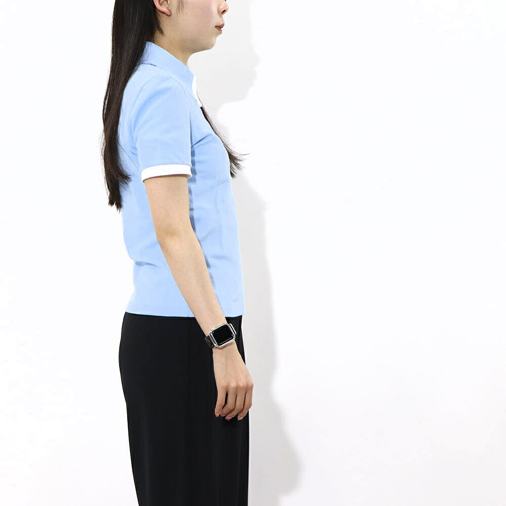 Sporty&Rich×LACOSTE コラボ ポロシャツ 半袖