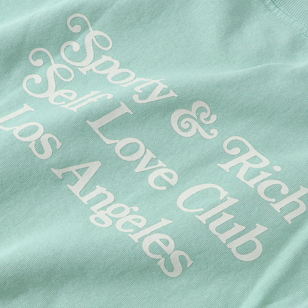 Sporty&Rich トレーナー ライトグリーン オーバーサイズ 裏起毛