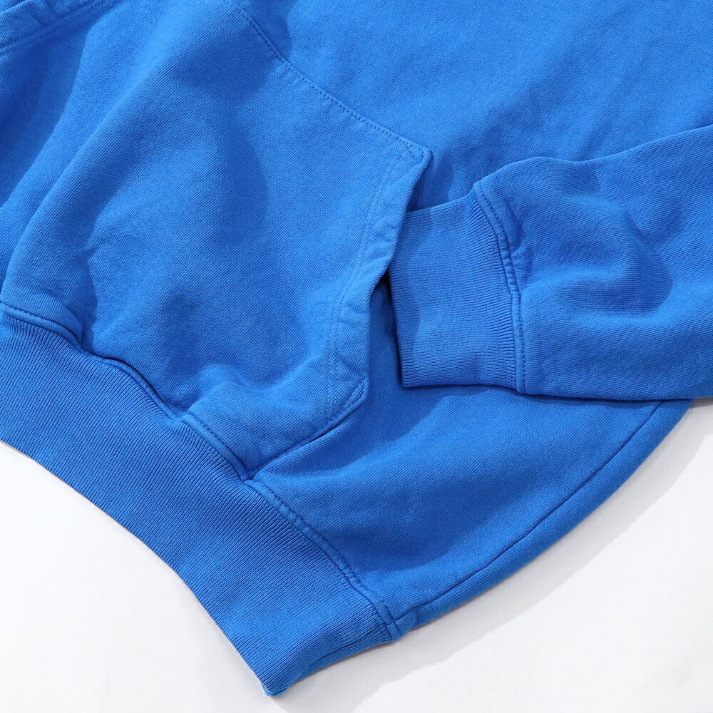 Sporty&Rich スウェット・トレーナー ブルー フーディー ロゴ