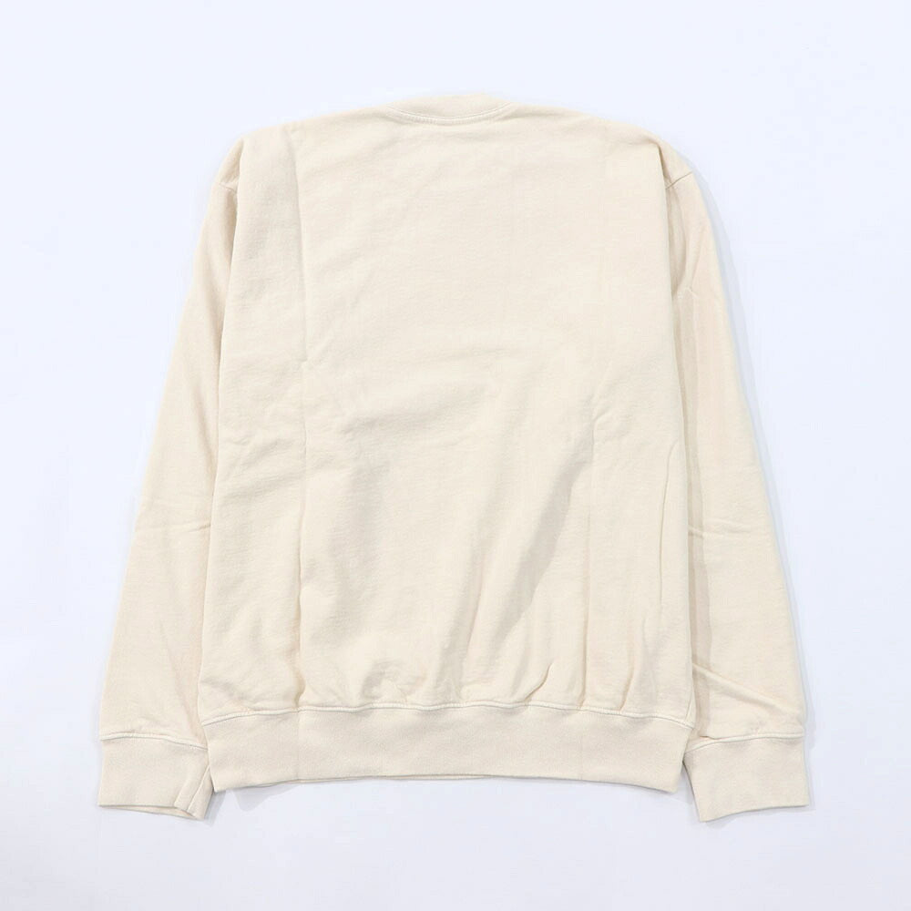 Sporty&Rich スウェット クリーム ロゴ 裏起毛 オーバーサイズ