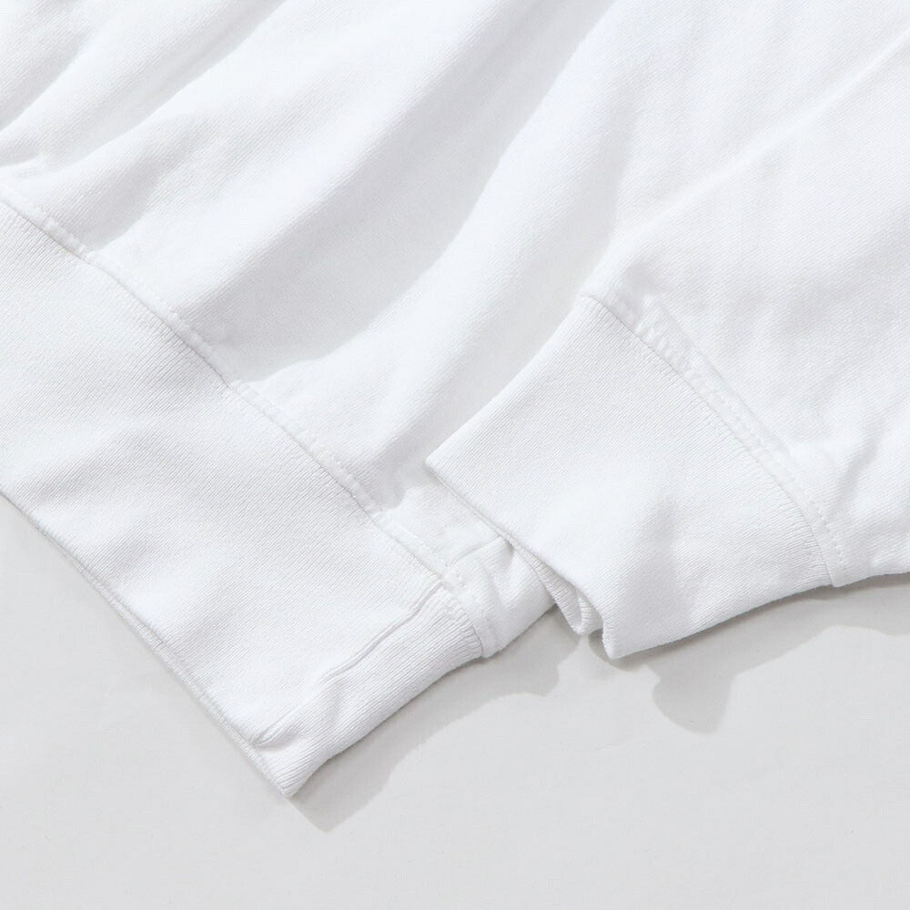 Sporty&Richトレーナー ホワイト オーバーサイズ ロゴ 裏起毛