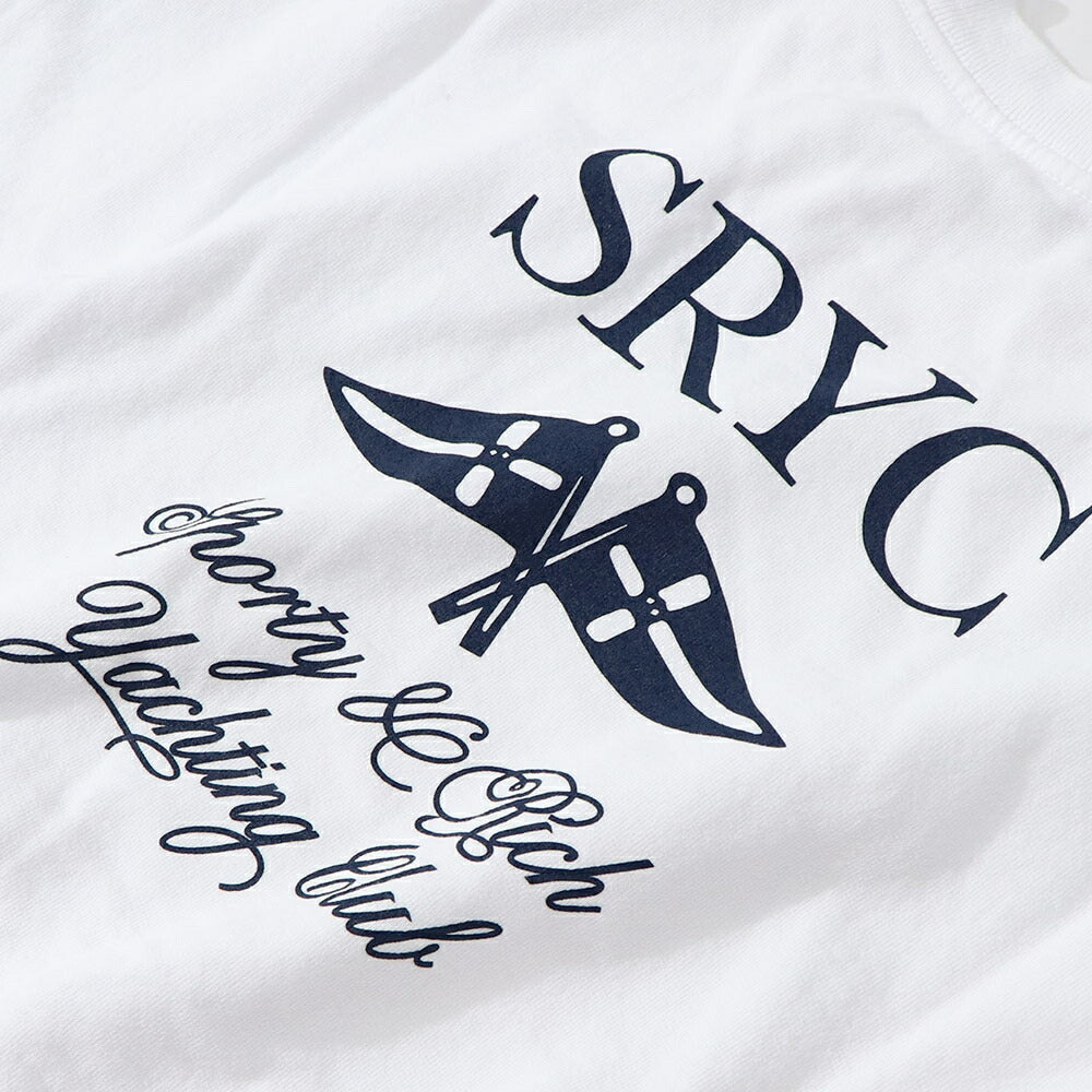 Sporty&Richトレーナー ホワイト オーバーサイズ ロゴ 裏起毛