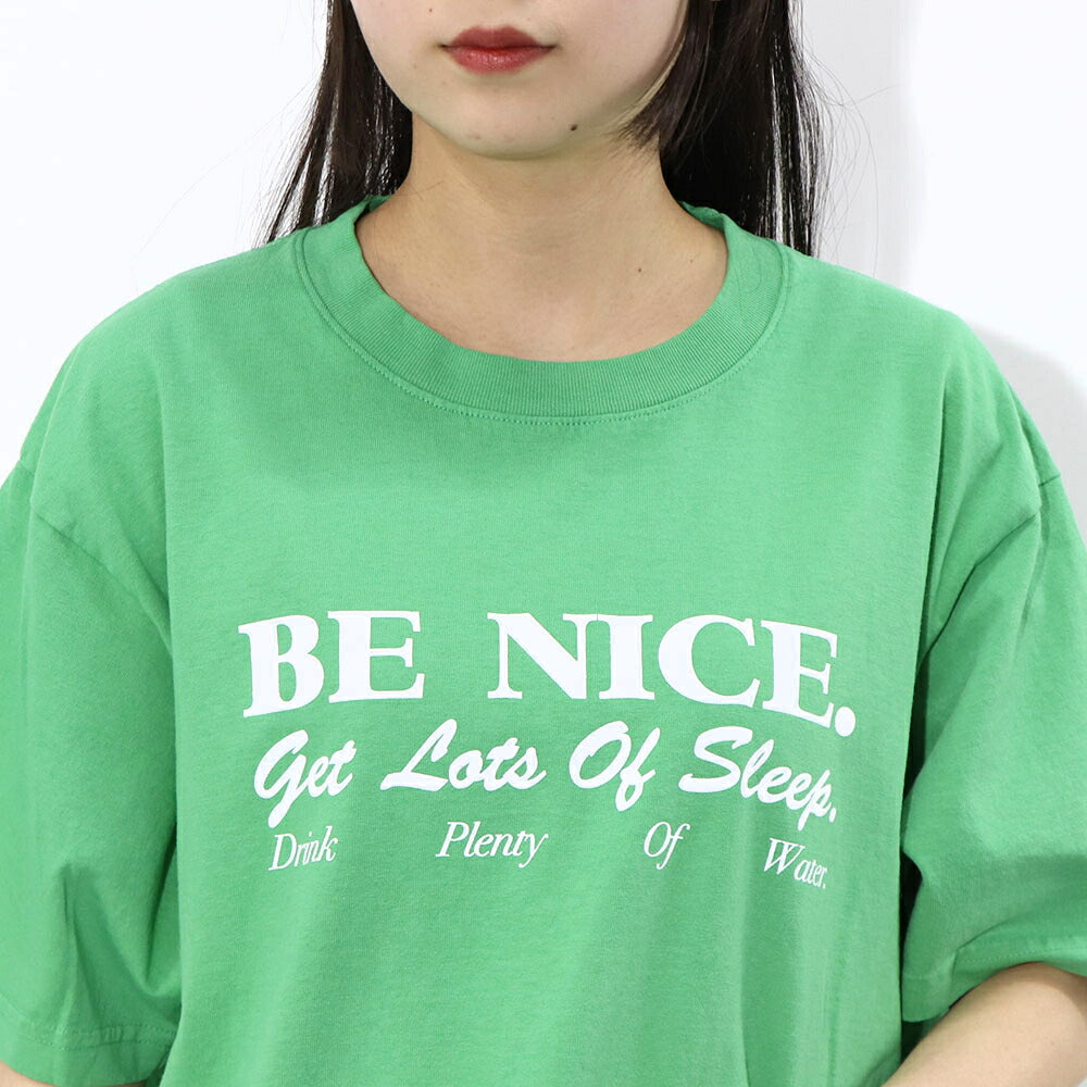 スポーティー&リッチ Sporty&Rich トップス Tシャツ・カットソー レディース グリーン コットン ロゴ ロゴプリント スポーティー クルーネック 丸襟 半袖 TSAW2389VE