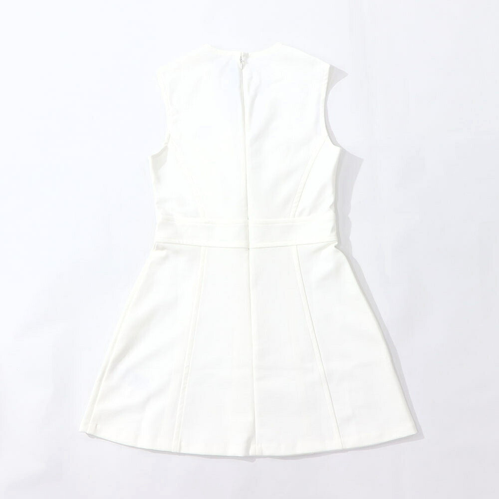 Sporty&Rich ワンピース ホワイト ノースリーブ ミニワンピース