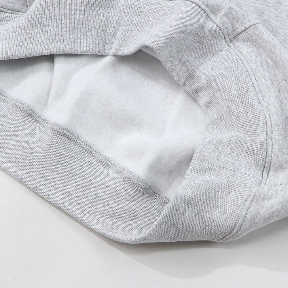 Sporty&Rich トレーナー  グレー 裏起毛 ハーフジップ