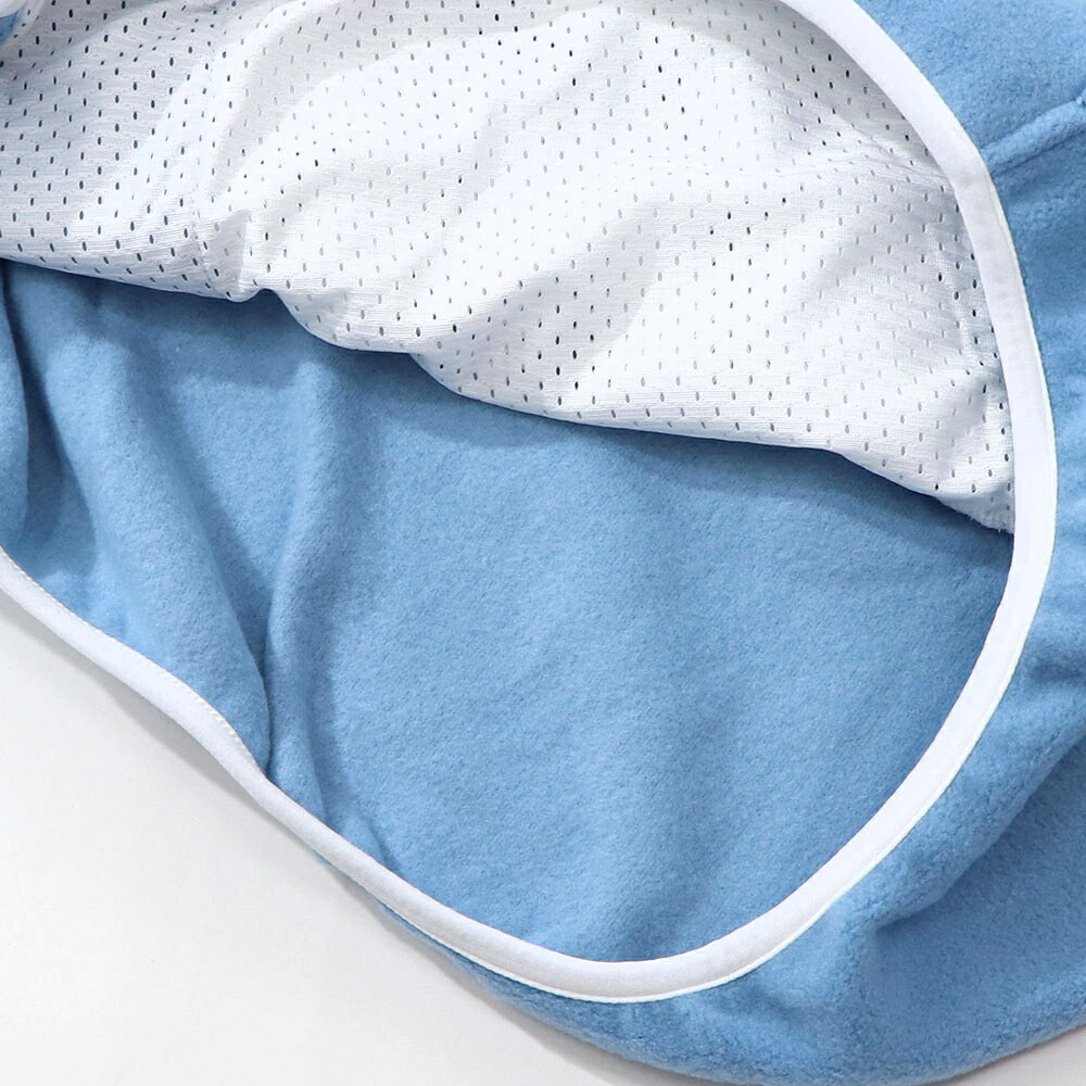 Sporty&Rich トレーナー ブルー フリース 長袖 ハイネック