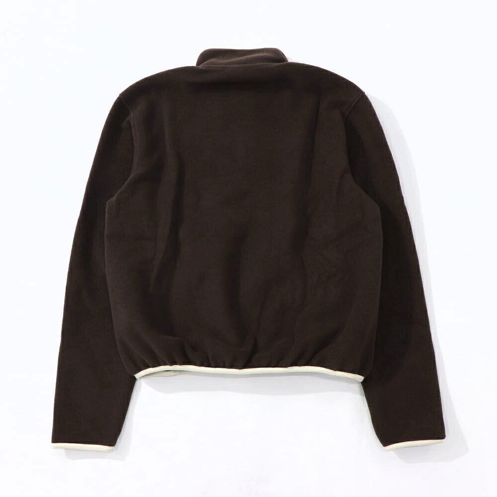 Sporty&Rich トレーナー ブラウン フリース 長袖 ハイネック