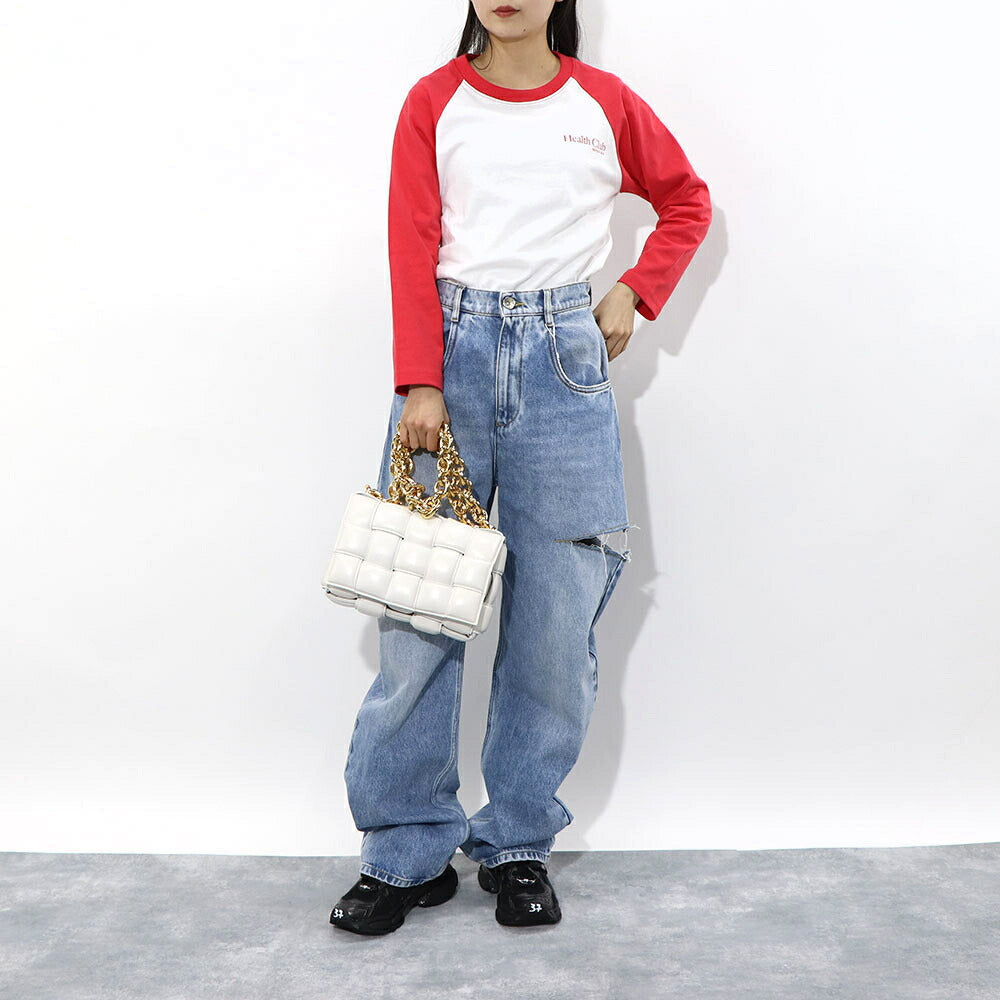 Sporty&Rich ロンT ラグラン ロゴプリント長袖