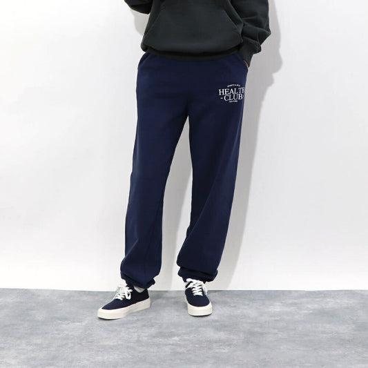 Sporty&Rich スウェットパンツ ロゴプリント 裏起毛