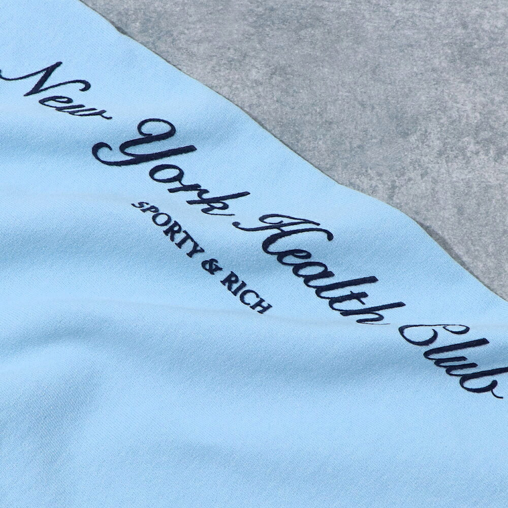 Sporty&Rich スウェットパンツ ロゴプリント 裏起毛