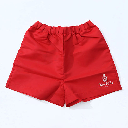 Sporty&Rich ボトムス ショートパンツ  レッド スポーツウェア