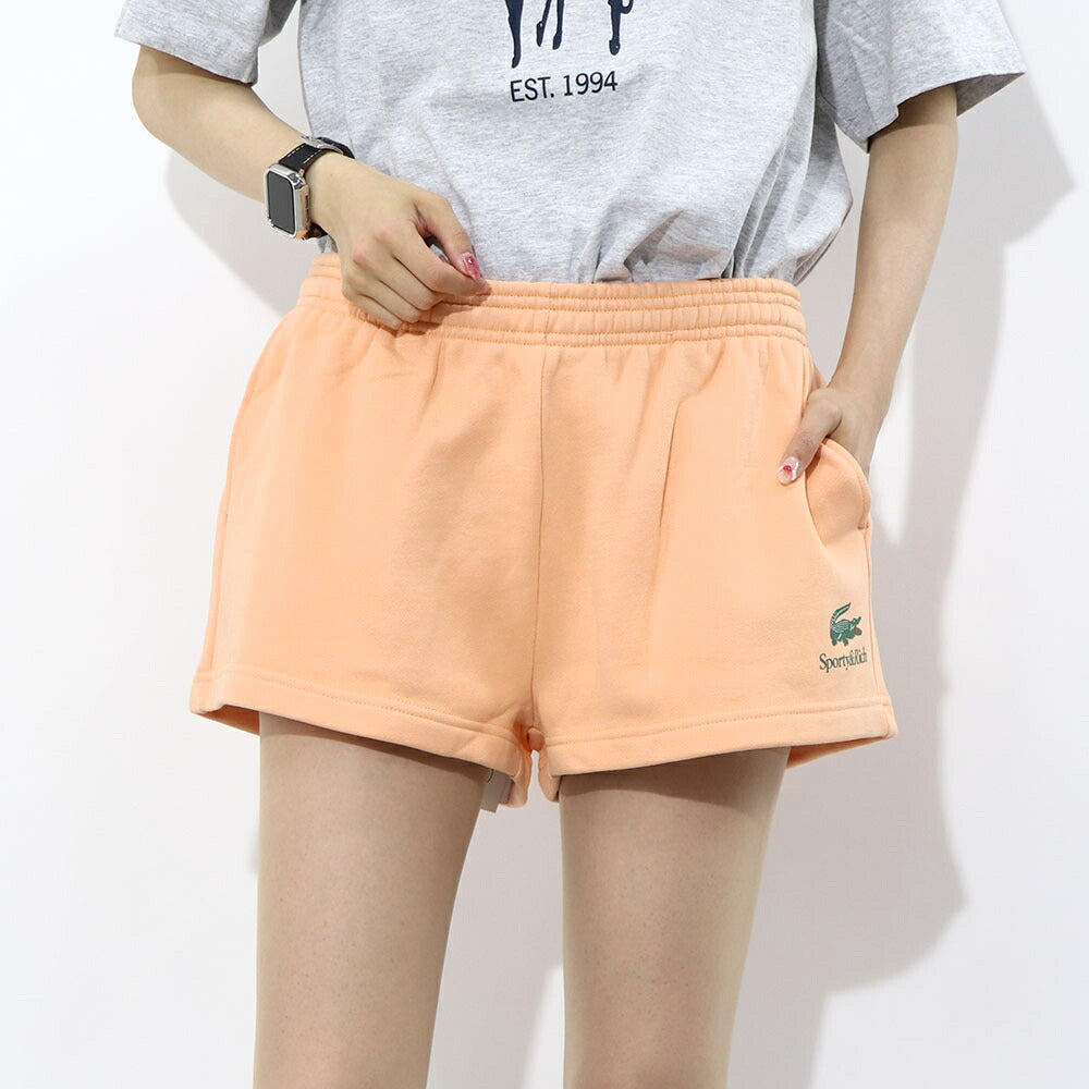 Sporty&Rich×LACOSTE コラボ ショートパンツ スウェット