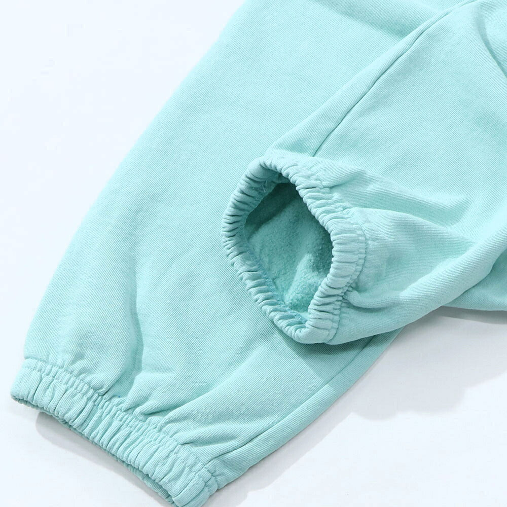 Sporty&Rich ロングパンツ ブルー スウェットパンツ