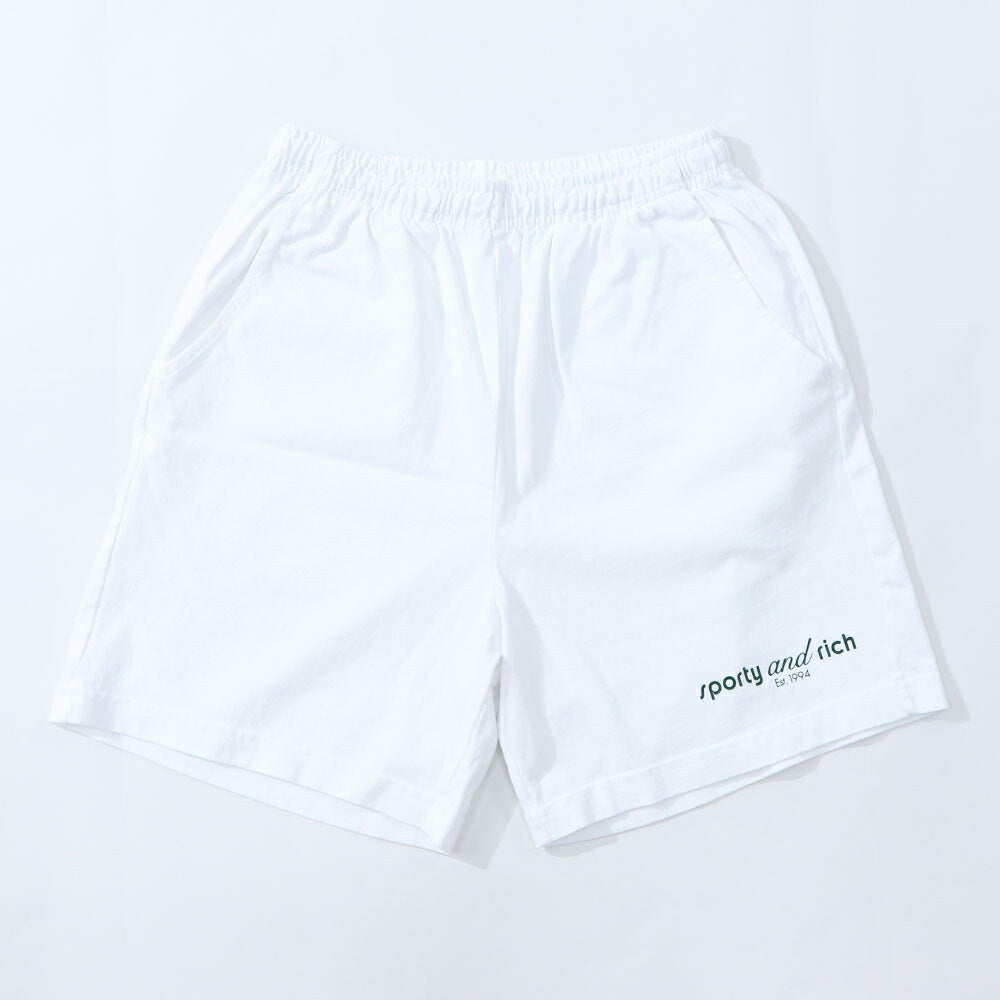 Sporty&Rich ボトムス ショートパンツ ホワイト スポーツウェア