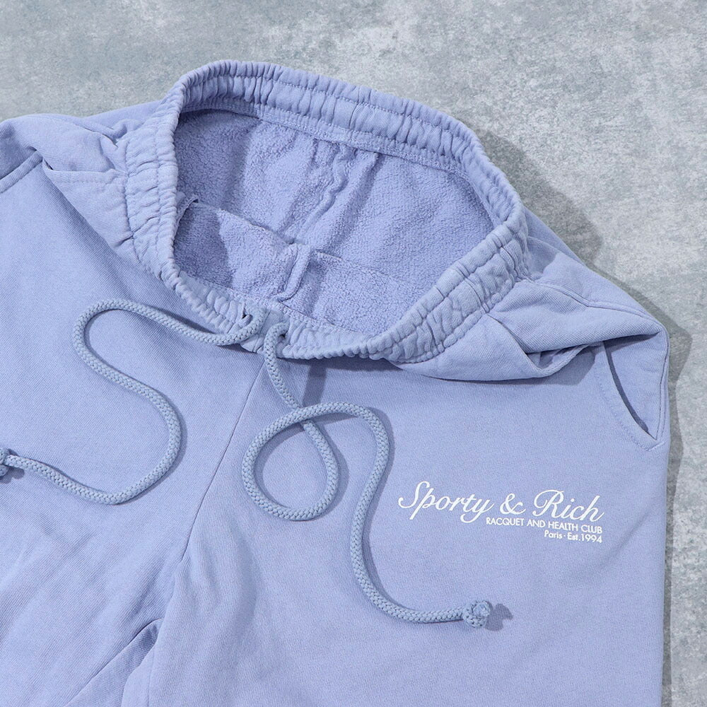Sporty&Rich スウェットパンツ 裏起毛 ロゴプリント