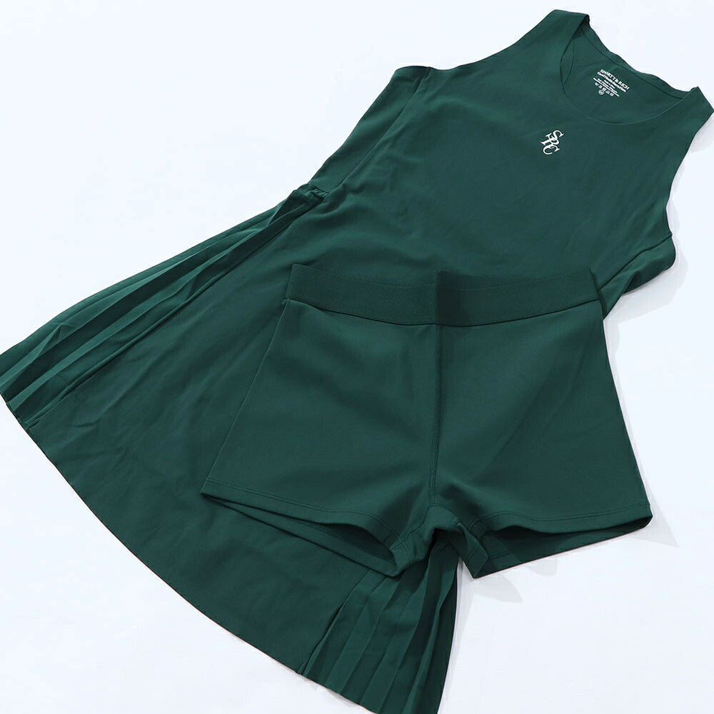 Sporty&Rich ワンピース グリーン テニスウェア スポーツウェア