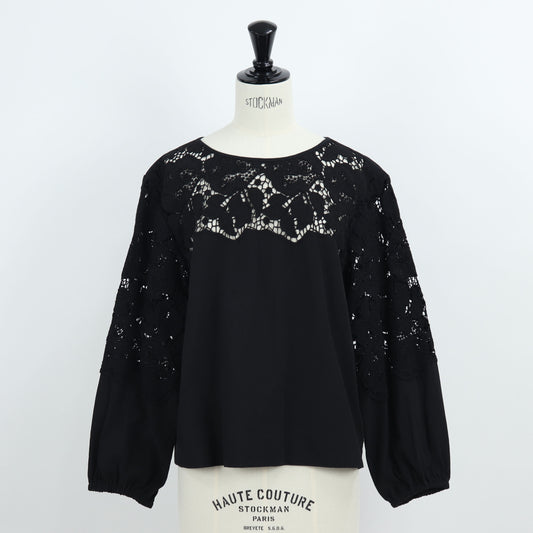 シーバイクロエ CHS22AHT18027 ブラウス ブラック