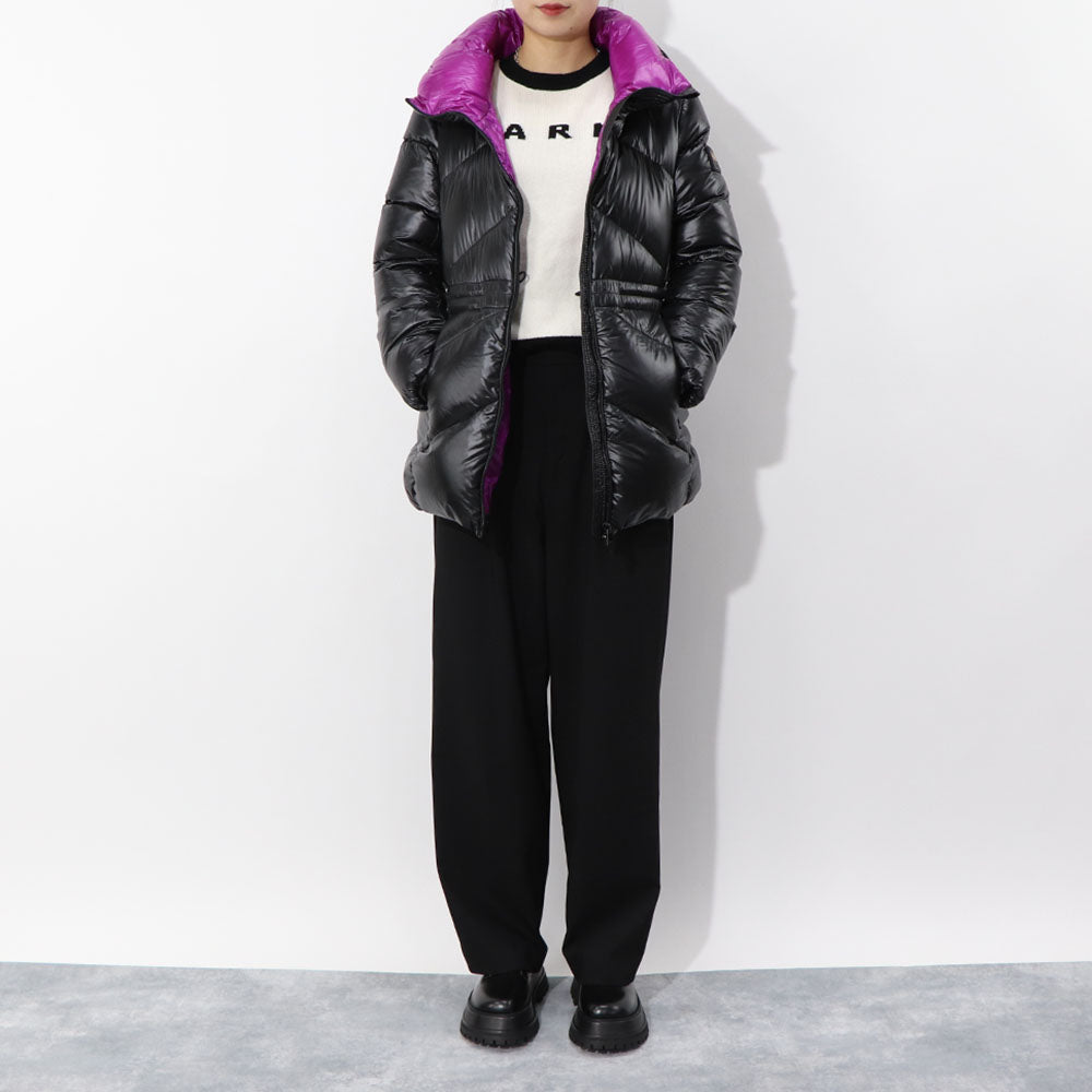 TATRAS ダウンコート LIBETTE リベッテ ブラック×パープル