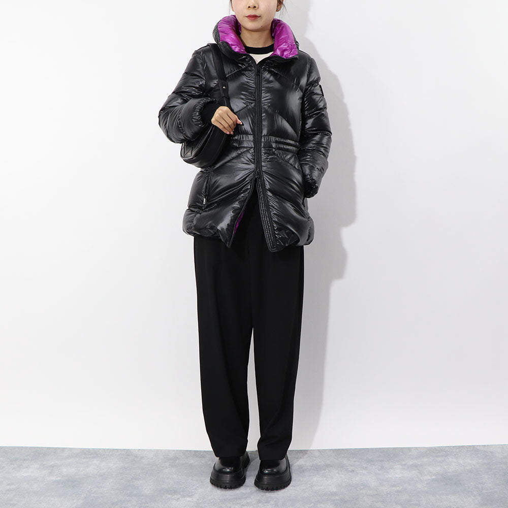 TATRAS ダウンコート LIBETTE リベッテ ブラック×パープル