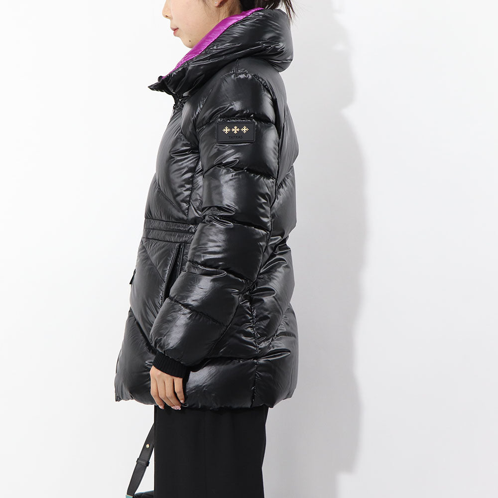 TATRAS ダウンコート LIBETTE リベッテ ブラック×パープル