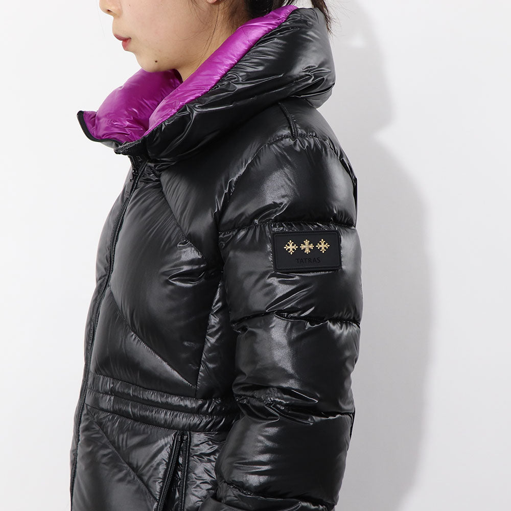 TATRAS ダウンコート LIBETTE リベッテ ブラック×パープル