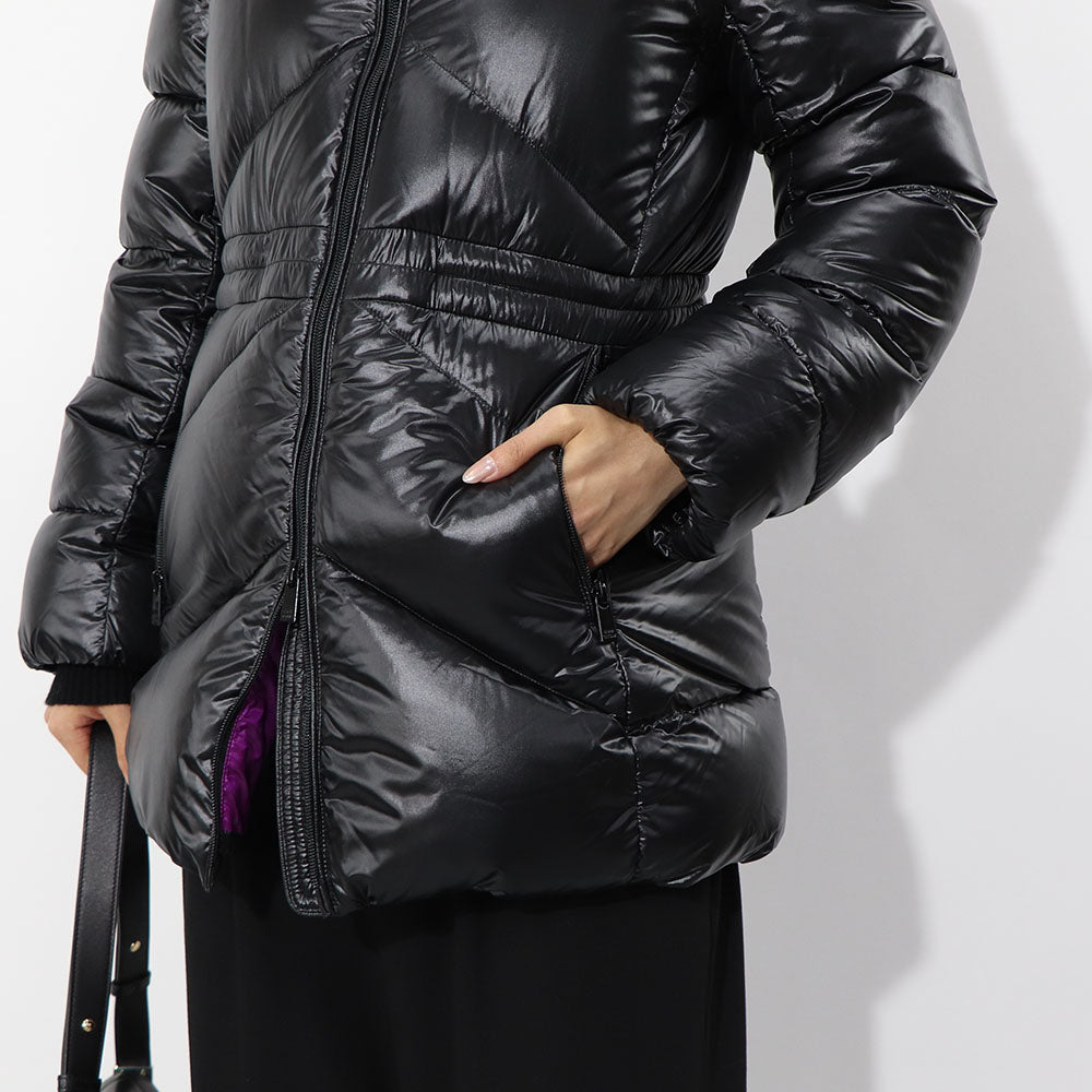 TATRAS ダウンコート LIBETTE リベッテ ブラック×パープル