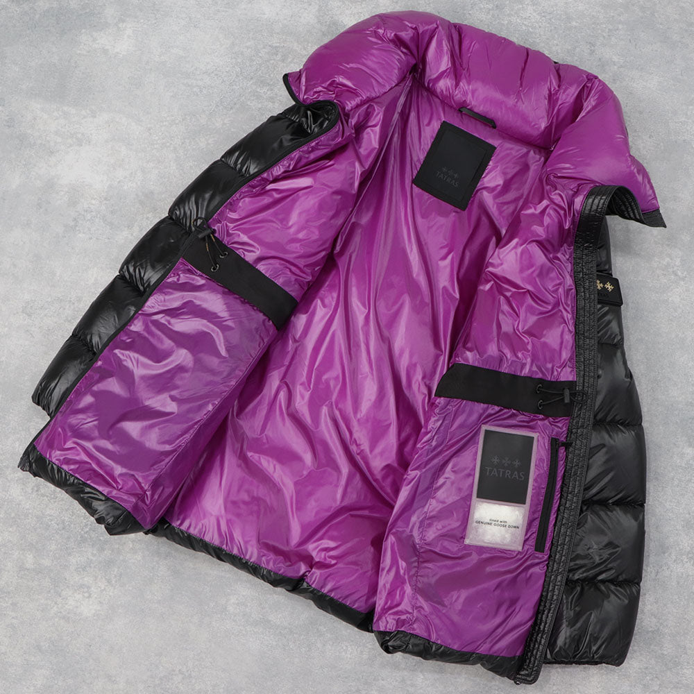 TATRAS ダウンコート LIBETTE リベッテ ブラック×パープル
