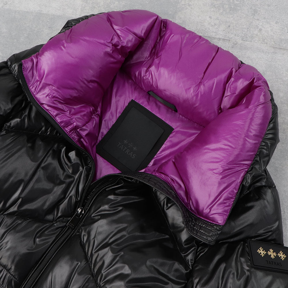 TATRAS ダウンコート LIBETTE リベッテ ブラック×パープル