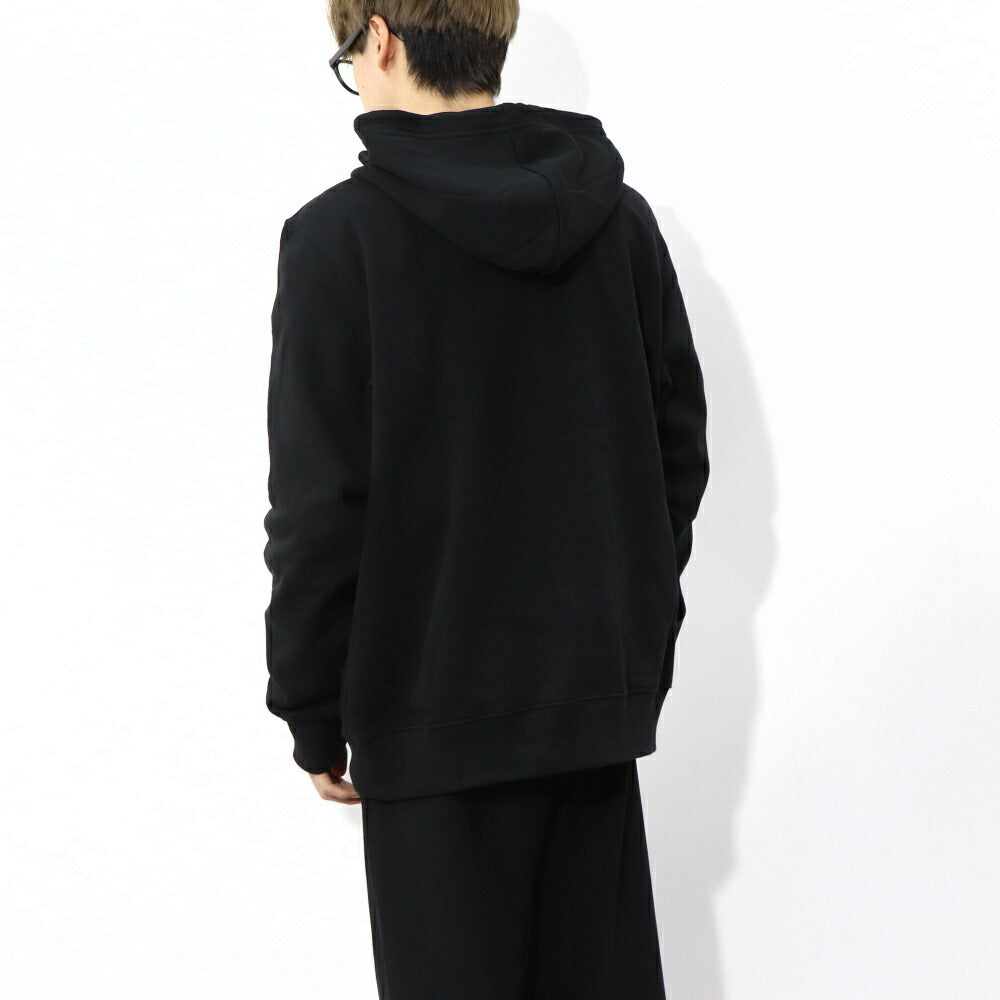 THE NORTH FACE ロゴプリント パーカー 裏起毛 ブラック