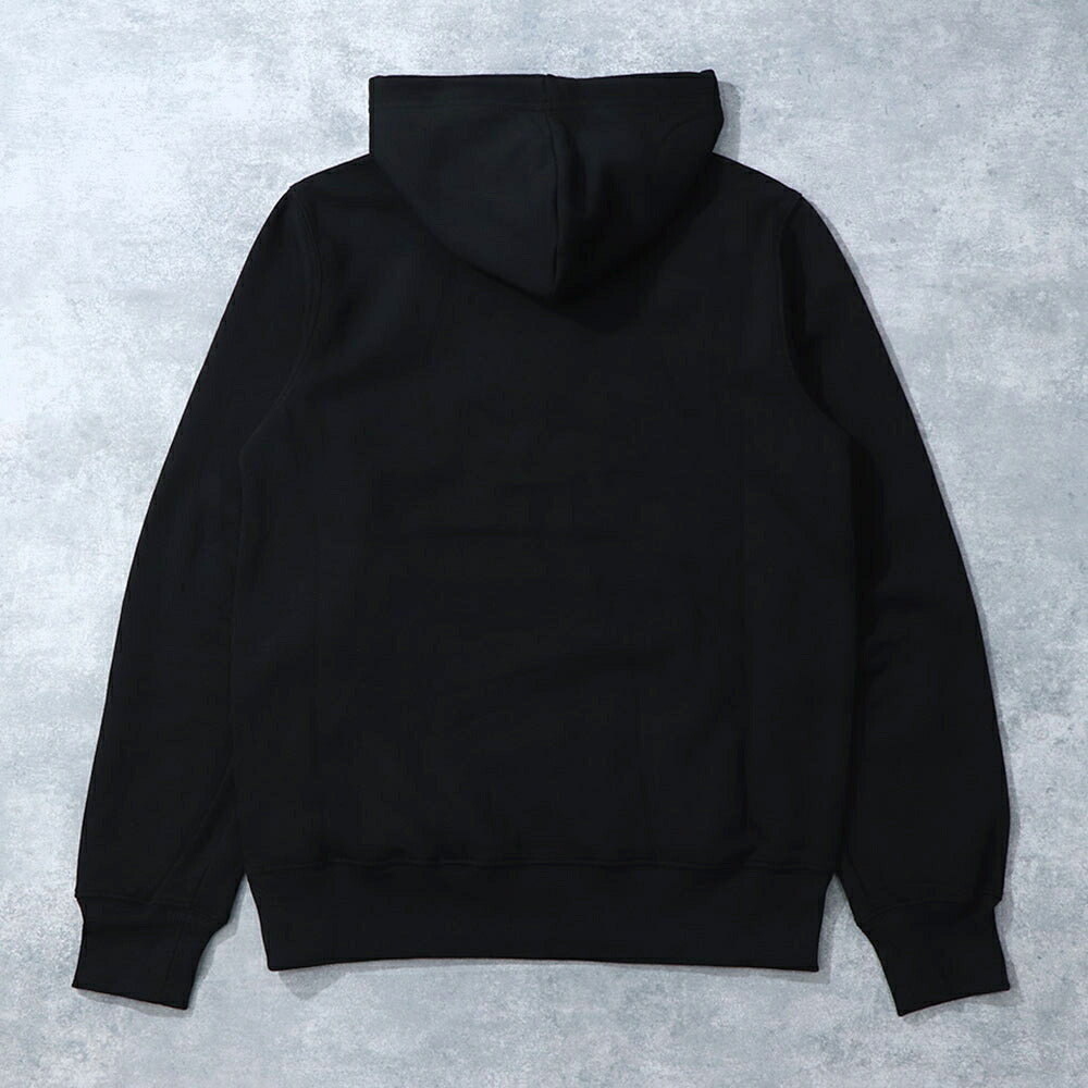 THE NORTH FACE ロゴプリント パーカー 裏起毛 ブラック